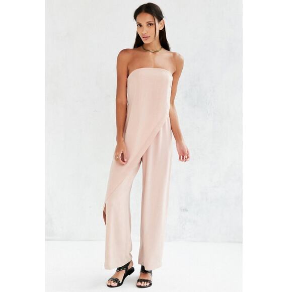 Keepsake Visionary Strapless Wide Leg Asymmetric Jumpsuit - Picture 9 of 9